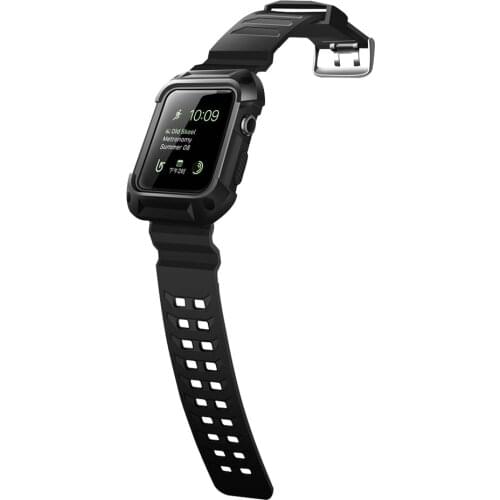 Silicone TPU Sport Band Strap with Case Cover For iwatch Apple Watch Series Bands 1 2 3 38mm 42mm 38 42 mm Bracelet Accessories