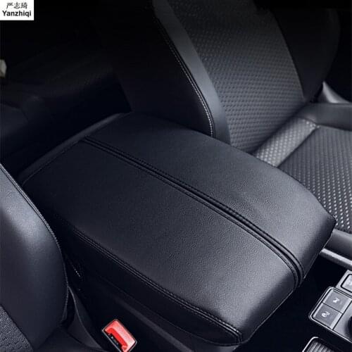 High Quality Microfiber leather 2pecs/lot Armrest box Cover Protective sleeve Protective film For 2017 2018 VW Volkswagen Atlas