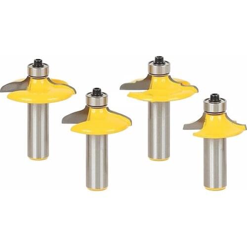 1pc 12mm 1/2 Shank Drawer Face Mill Round Over with Beading Edging Router Bit Set C3 Carbide Tipped Woodworking MC03060