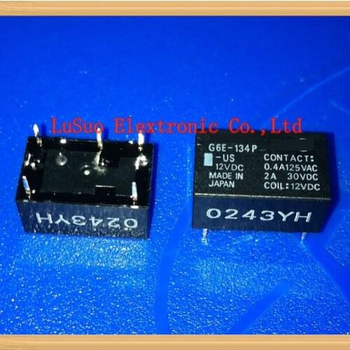 10PCS G6E-134P-US-12VDC G6E-134P-US-12V G6E-134P DIP New original