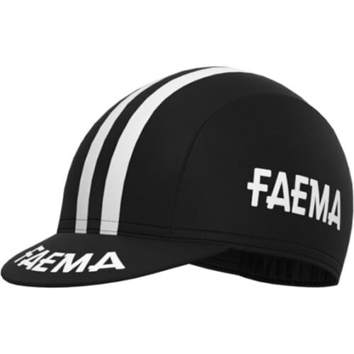 1955 Competition Italy FAEMA Team Retro Man And Women Black Cycling Cap Triathlon Bike Jersey Hat Gorra de ciclismo