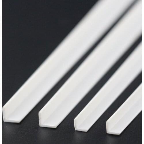 50pcs 4.0*4.0*500mm square stick ABS Plastic pipe B01-002