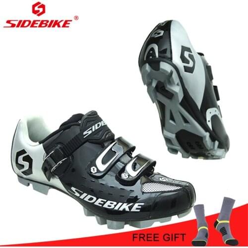 SIDEBIKE Cycling MTB Shoes Men Self-locking Mountain Bike Shoes Professional Breathable Bicycle Racing Sneakers Cycle Shoes