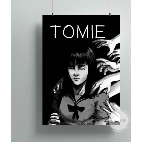 Canvas Anime Tomie Revenge Junji Ito Pictures Home Manga Decoration Paintings Poster HD Prints Wall Art Modular Living Room