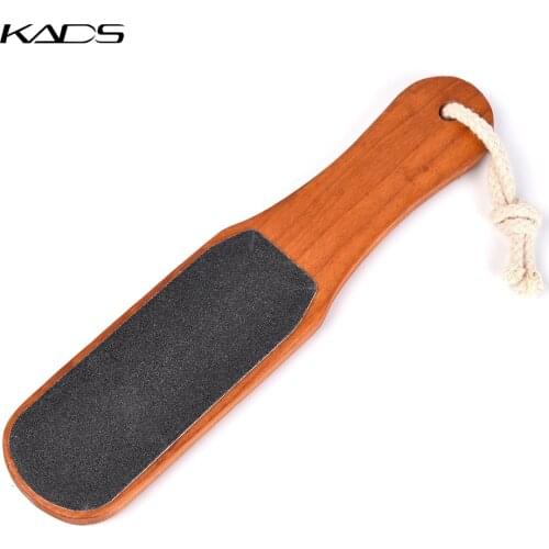 KADS Pedicure Foot Care File Callus Cuticle Remover Wooden Double Sided Pedicure Tool Foot Rasp Smooth Feet Remove Hard Skin