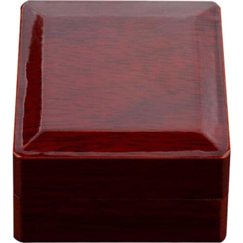 Handmade Wedding Ring Box - Decorative Wooden Trinket Box, Rosewood Jewelry Ring Display Box