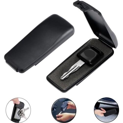 Magnetic Car key Holder case spare emergency Outdoor Stash Key Safe Box With Magnet For Home Office Car Truck Caravan Secret Box