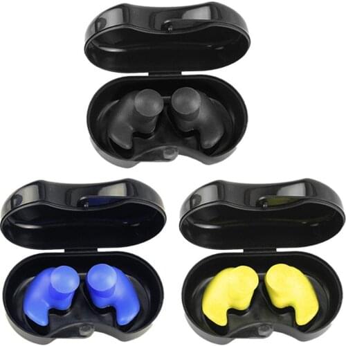 Soft Earplugs Silicone Waterproof Earplug Dust-Proof Ear Reusable Sport Plugs Diving Water Sports Swimming Pool Accessories