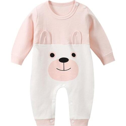 New 2020 Autumn Spring Baby Rompers Clothes Long Sleeves Newborn Boy Girls Polar Fleece Baby Jumpsuit Baby Clothing 3-24m