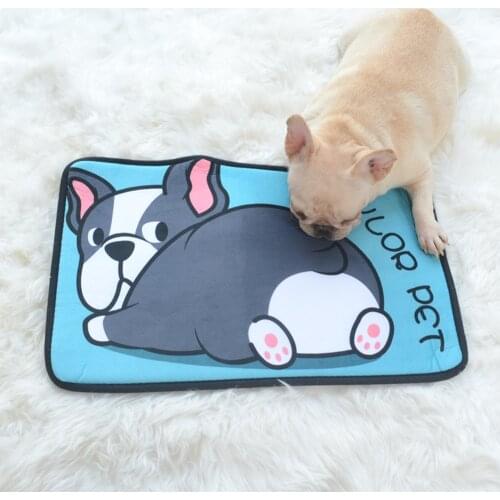 Dog Mat Cooling Pad Mat For Dogs Cat Blanket Sofa Breathable Pet Dog Bed Summer Washable For Small Medium Large Dog Training Pad
