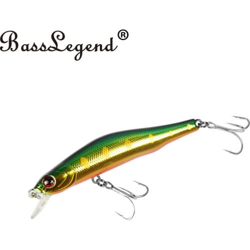 BassLegend- Fishing Suspending Orbit Minnow Jerkbait Magnetic System Long Cast Bass Pike Trout Lure 80SP 80mm/8.5g