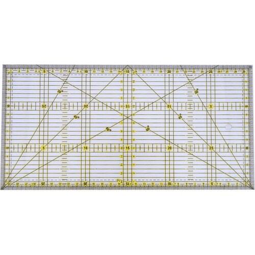 30 X 15 cm Clear Acrylic Quilt Ruler Patchwork Acrylic Sewing Rulers Transparent Drawing Ruler Sewing Measuring Supplies