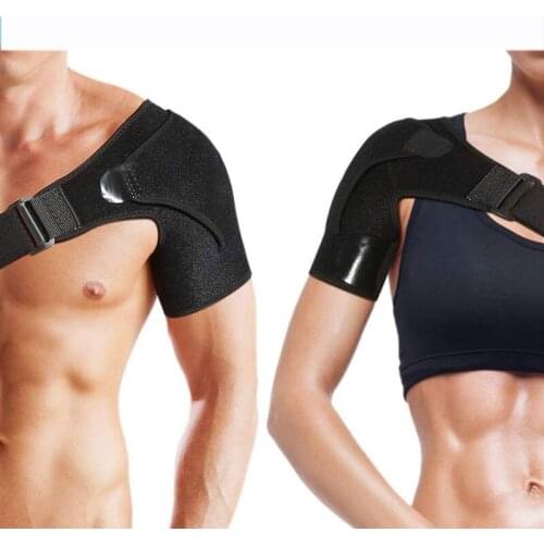 Adjustable Left/Right Shoulder Support Bandage Protector Brace Joint Pain Injury Shoulder Strap Tennis Sport Training Equipment