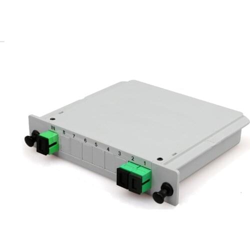 SC APC PLC 1X2 splitter Fiber Optical Box FTTH PLC Splitter box with 1X2 Planar waveguide type Optical splitter Free shipping