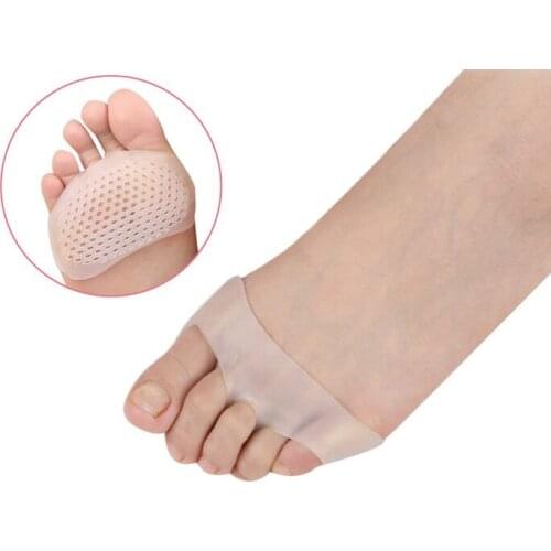Silicone Forefoot Metatarsal Pads Pain Relief Orthotics Foot Massage Anti-slip Protector High Heel Elastic Cushion Foot Care