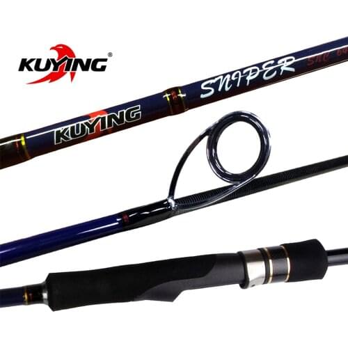 KUYING Sniper 1.8m 1.92m Light Slow Jigging Rod Casting Spinning Lure Carbon Fiber Sea Fishing Rods Cane Fish Pole 1.5 Sections