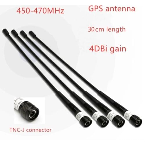 In stock! 450-470MHz GPS antenna 4DBi high gain TNC-J interface 32cm length for South Kolida Hi-target S82 GPS RTK radio station