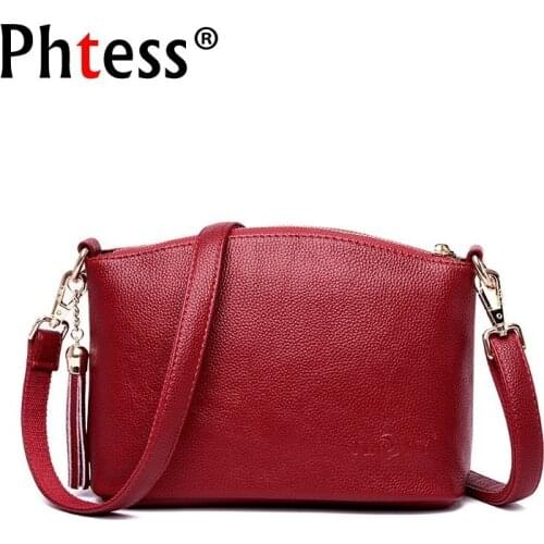 2019 Crossbody Bags For Women Leather Shoulder Bag Sac A Main Female Messenger Bag For Girls Solid Ladies Bag Party Bolsas New