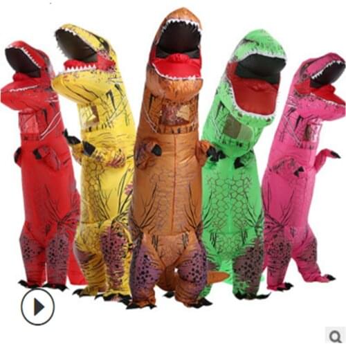T-REX Mascot Inflatable Costume For Child Adult Anime Cosplay Dinosaur Animal Jumpsuit Birthday Gift For Paty Cosplay Disfraz