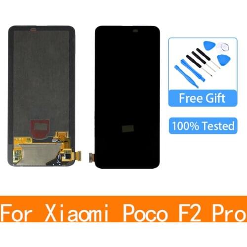 6.67" Super AMOLED Original New For Xiaomi Poco F2 Pro LCD Screen Display +Touch Panel Digitizer For Poco F2 Pro with Frame