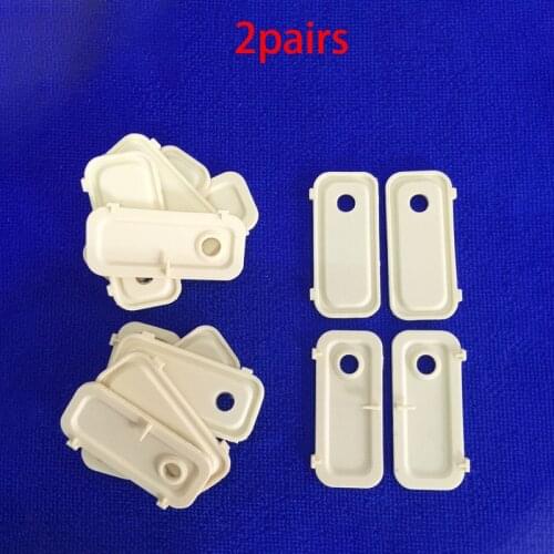 2pairs Cabin Door RC Simulation Boat Resin Door with Right&Left Handle 60*26*3mm Gate for DIY Model Nautical Ship Accessories