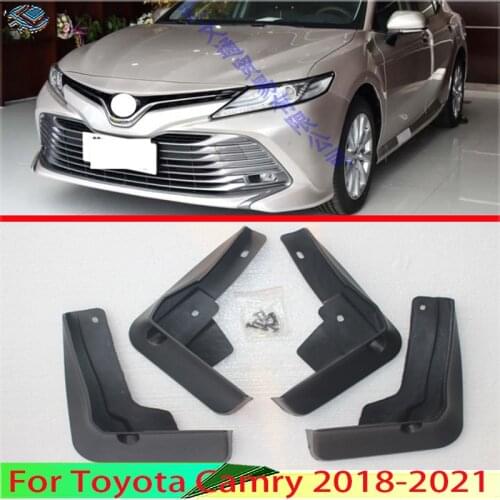 For Toyota Camry 2018 2019 4PCS Mud Flaps Splash Guards Fender Mudguard Kit Mud Flap Splash Guards Mudguard Car styling