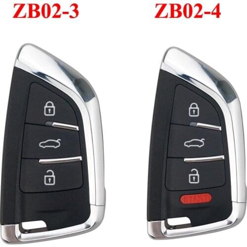 5pcs KD ZB Smart Key ZB02-3 ZB02-4 3 button 4 button Keyless go Remote Car Key Remote for KD for BMW style for KD-x2