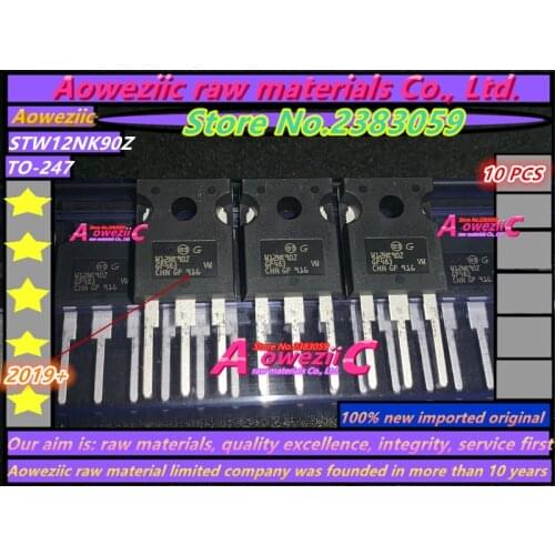 Aoweziic 2019+ 100%new imported original STW12NK90Z W12NK90Z TO-247N Channel FET 12A 900V