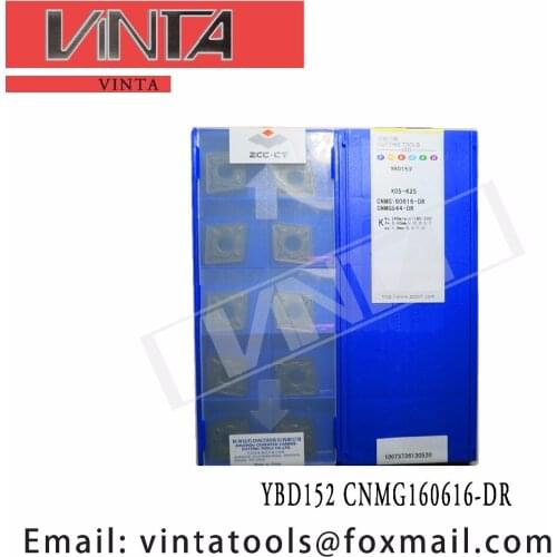 Free shipping high quality 10pcs/lots YBD152 YB6315 YBC252 YBC351 CNMG160616-DR cnc carbide turning inserts