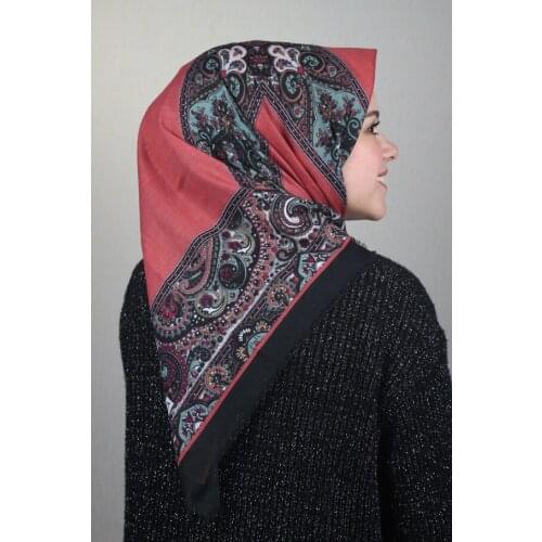 BONJELA PATTERNED COTON SCARF-DESEN-54-RENK-12