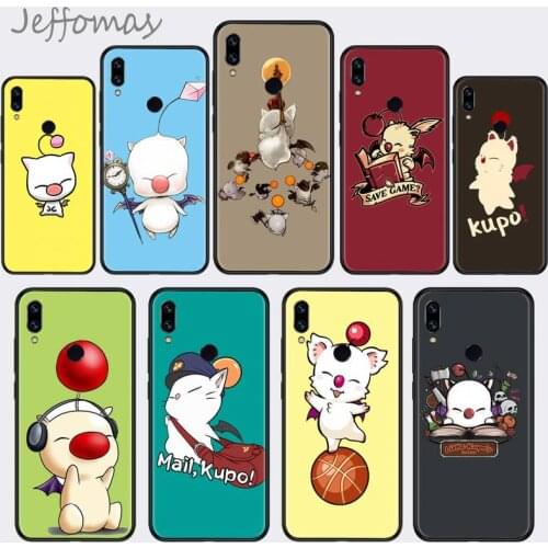 Final Fantasy Moogle Phone Case For Xiaomi Redmi 7 8 9t a3 9se k20 mi8 max3 lite 9 note 9s 10 pro