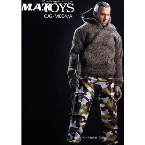 CJG-M004A 1/6 Scale Male Solider Camouflage Clothes Pants Suit Model for 12 inches TBL JO HT coo Body