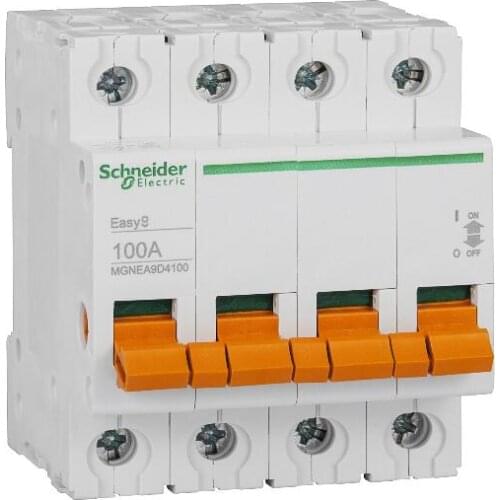 EA9D-INT125 100A/4P MGNEA9D4100 400VAC | 100A | 4P MGNEA9D isolation switch