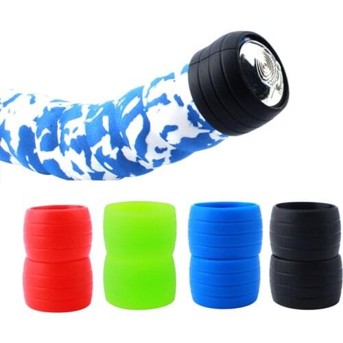 Fixed Rings Fasten Loops Anti-Skip Bundle Fixing Sleeve Collar For Bicycle Road Bike Handlebar Ribbon Tape Wrap Winding Belt