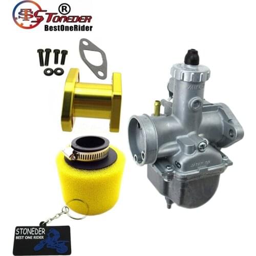 STONEDER Racing Performance Carburetor Carb Mainfold Air Filter M6 Screw Bolts For Predator 212cc GX200 196cc Mini Bike Go Kart