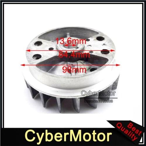 Easy Recoil Pull Starter Flywheel For 2 Stroke 47cc 49cc Engine Pocket Bike Minimoto Mini Moto Kids Dirt Quad ATV Crosser