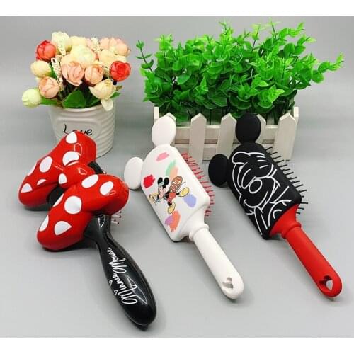 Lovely Children Princess Comb Baby Girl Hair Brush Cartoon Mouse Kids Hair Brush Cartoon Comb Christmas Birthday Gift