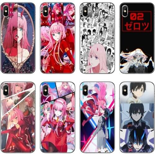 Anime 02 DARLING in the FRANXX TPU Soft Phone Case For Xiaomi Mi 11 Note 10 10T 9 9T 8 Pro A2 Lite A3 A1 Poco F1 F2 M3 X3 NFC