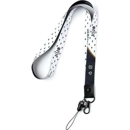 JoJos Bizarre Adventure Bruno Bucciarati Lanyard Print Neck Strap for ID Badge Phone Holder Keychain Unisex Cosplay Accessories