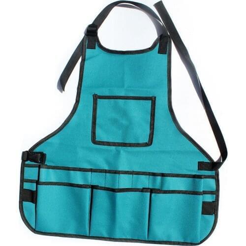 Tool Bag Foldable Work Apron Oxford Cloth Waterproof Anti-oil Woodworking Welding Maintenance Work Apron Repair Tool Bag