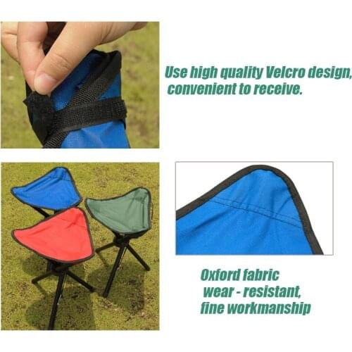 Foldable Fishing Chairs Portable Fishing Mate Fold Chair Traveling Camping Tripod Triangular Folding Stool Chair
