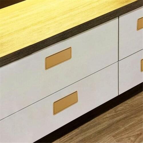 Slotted Drawer Cupboard Wardrobe Hidden Door Handles Zinc Alloy Hidden Handle Interior Doors Solid Kitchen Pulls Drawer Knobs