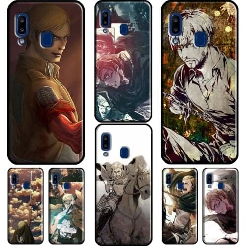 Smith Erwin Attack on Titan For Samsung Galaxy A52 A72 A32 A12 A10 A40 A50 A70 A21S A20e A11 A31 A41 A51 A71 Phone Cover