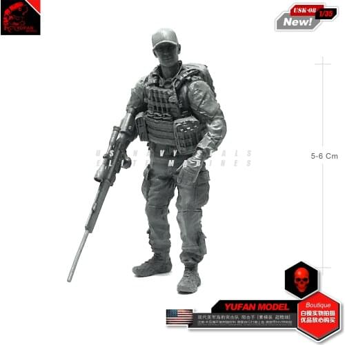 1/35 Modern US Navy Seals Team Sniper Hand Soldier Model USK-08