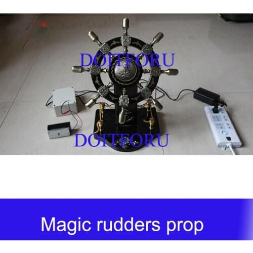 Takagism Pirate theme Escape room Magic helmsman prop rotate the rudders open lock escape chamber room