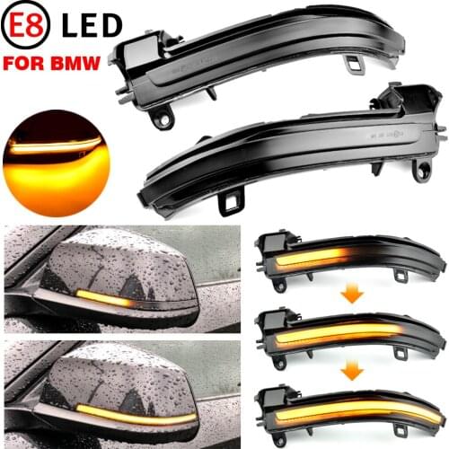 2PCS For BMW F20 F21 F22 F33 F34 X1 E84 F36 F87 M2 1 2 3 4 Series Dynamic Blinker Turn Signal LED Mirror Light