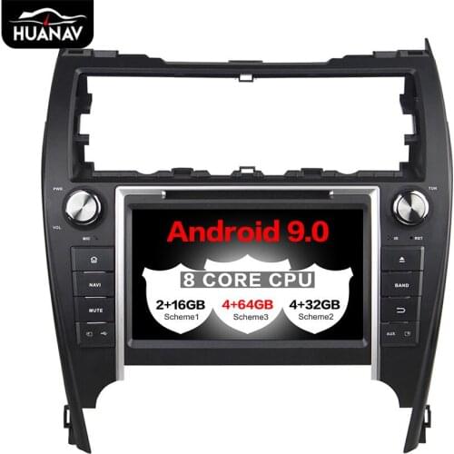 Android 9.0 DSP Car CD DVD Player GPS navigation For Toyota CAMRY 2012-2014 multimedia player tape recorder 8-Core navi Audio