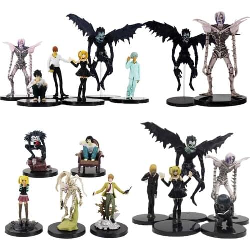 Anime Death Note Figure Toy Deathnote L Killer Ryuuku Ryuuku Rem Misa Amane PVC Action Figure Collection Model Toys