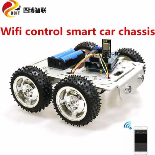 SZDOIT WIFI/Bluetooth/Handle Control C300 4WD Smart RC Robot Car Chassis Kit 9V Motors DIYFor Arduino