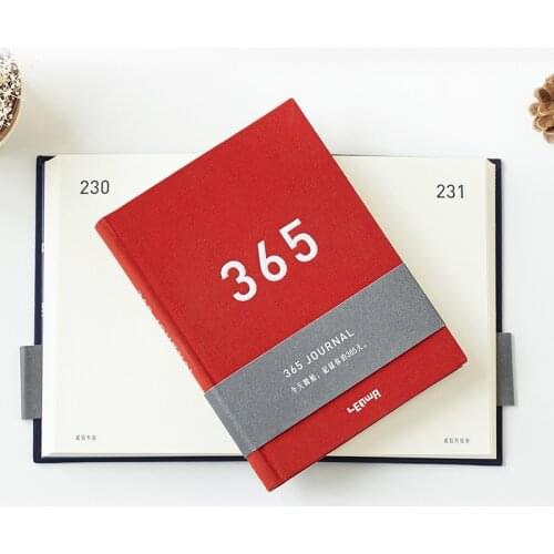 Simple Schedule Planner Hard-Faced Student Journal Diary Creative Cloth Notebook блокнот ежедневник 384 Pages